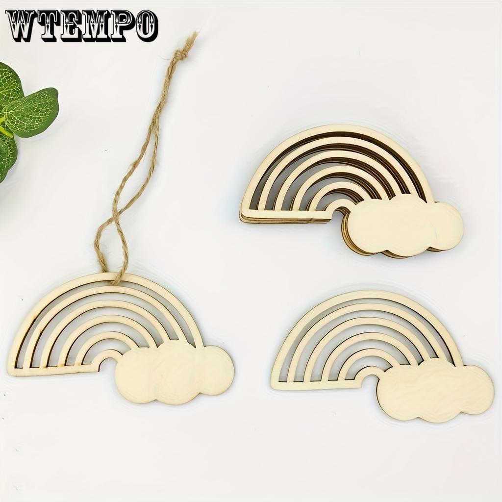 30 Stück Bastelausschnitte aus Holz für DIY-Projekte – perfekt für Weihnachtsfeier-Dekorationen, Schmuckherstellung und mehr