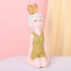 Resin People Sculpture Creative Miniatures Figurine Desktop Ornament Little Girl Statue  Home