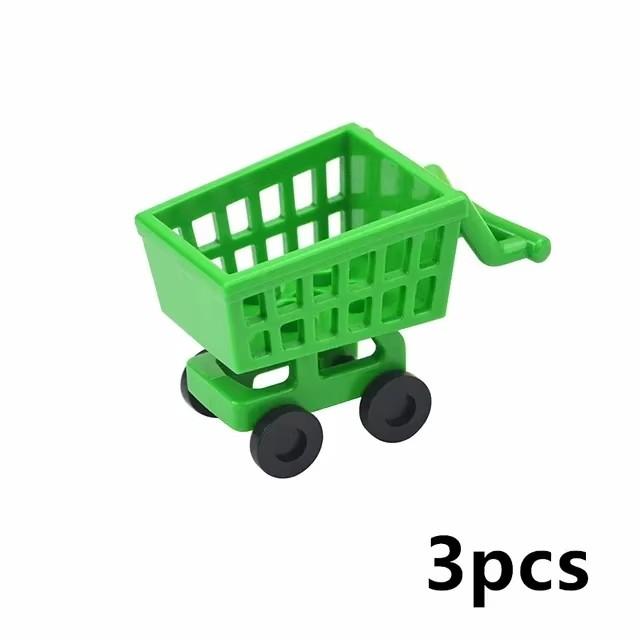 City Furniture Bed Series Creative Bricks TV Kitchen Bedroom Bathroom Parts Basketball Stand DIY Kits Kids Toys Building Blocks