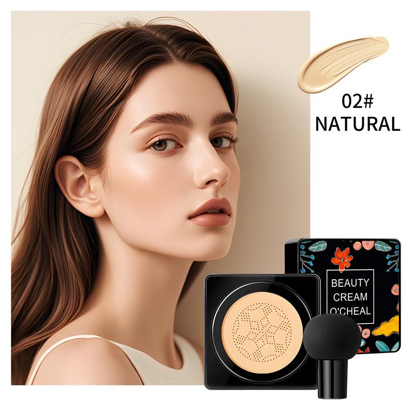 OCHEAL BB Cream Testa di Fungo: Correttore dall'aspetto naturale, Fondotinta idratante, Primer idratante e Protezione solare.
