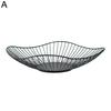 1 piece of steel fruit basket, creative drainage display of fruit container, storage of vegetable supplies in home kitchen