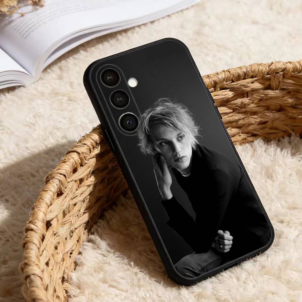 Look Jamie C-Campbell Bower Phone Case For Samsung Galaxy A13,21s,22,31,32,52,53,71,72,73,Soft Black Cover