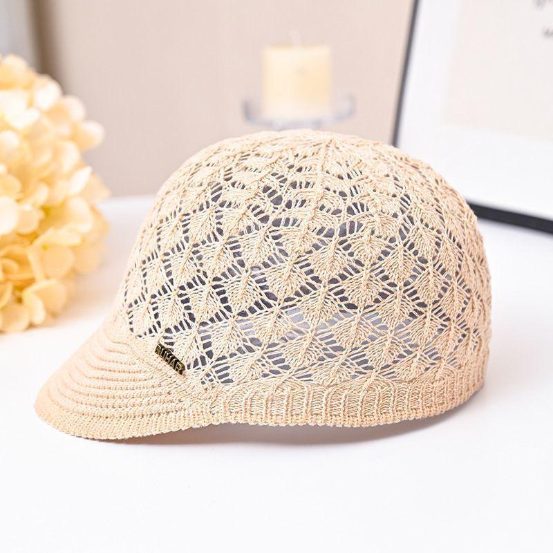 Hut Damen Frühling/Sommer Entenschnabelkappe Design Sinn Ausgeschnitten Damen Eis Seide Hut Beilei Hut