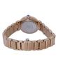 Citizen Montre pour femme L Series avec accents de diamants en acier inoxydable or rose et cadran en nacre Eco-Drive EM1073-85Y