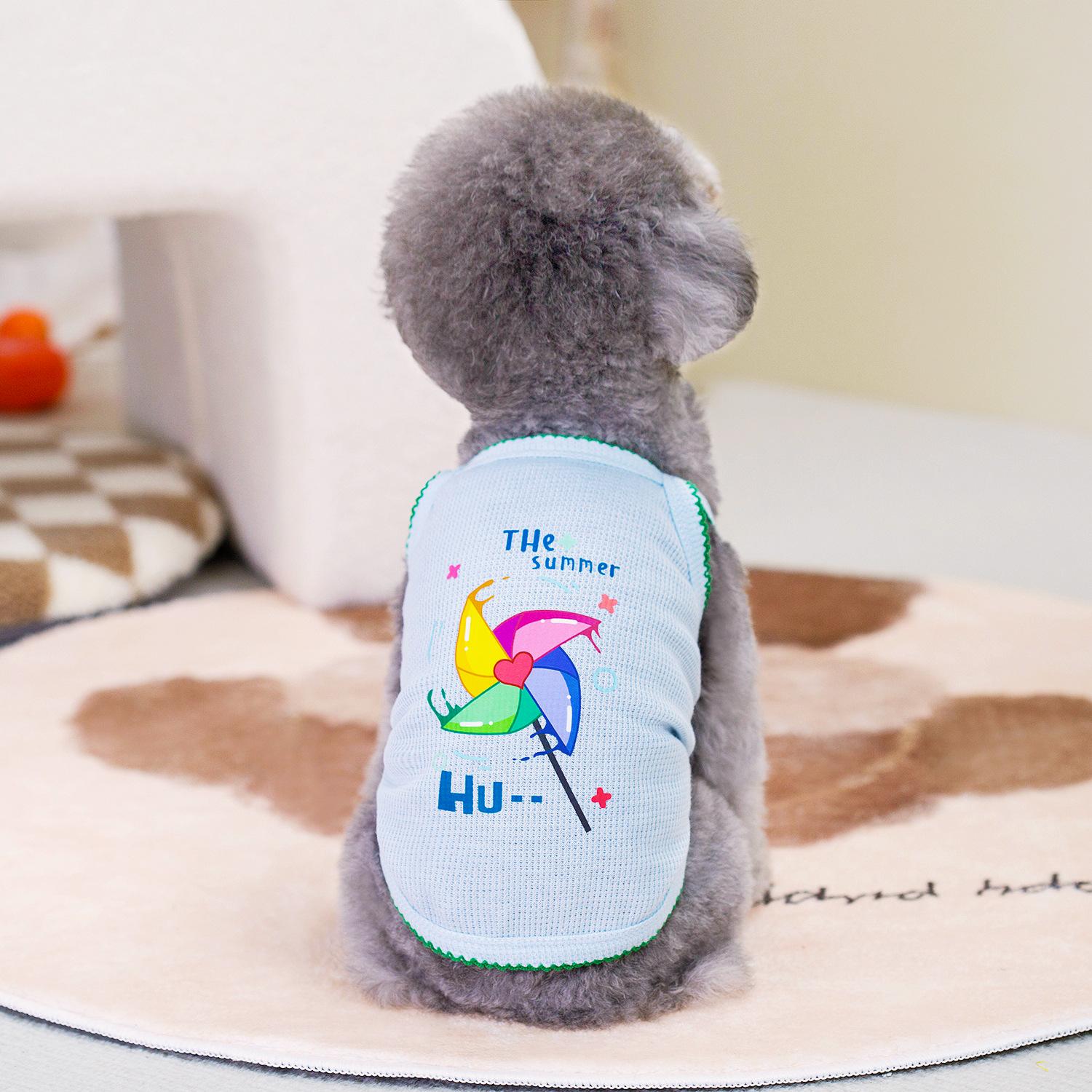 

Жилет для домашних животных весна-лето: Слинг для бишона Тедди, доступен в 4 цветах Extra Extra Large небесно-голубой