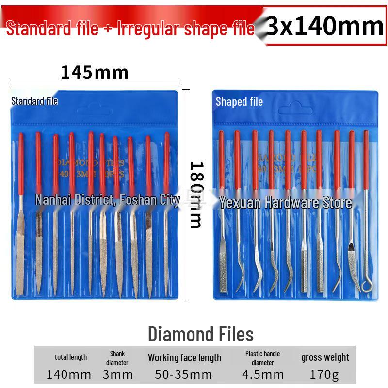 Handheld Diamond File for Aluminum Plate Removal