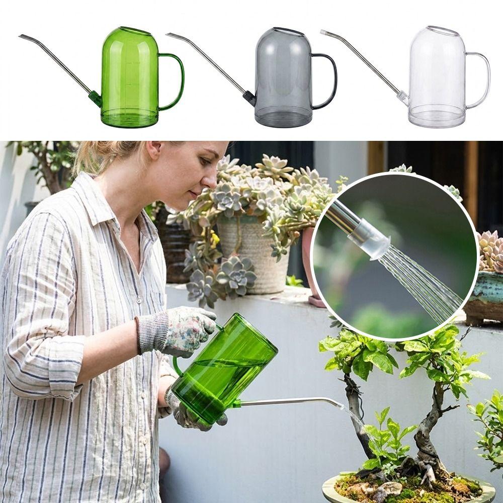 Stainless Tube Long Mouthed Watering Kettle 2L Garden Tool Watering Can Garden Supplies