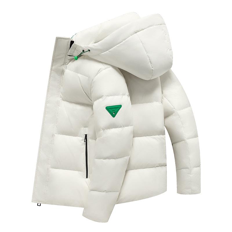 

Зимние новые утепленные куртки, теплые куртки, глянцевые несмываемые пуховики 4XL белый