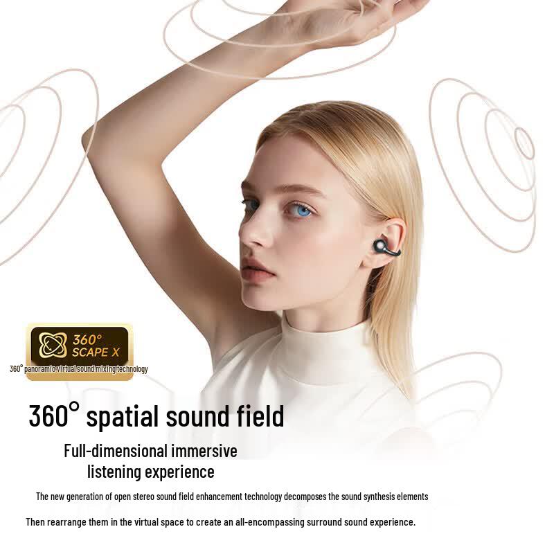Philips TAT3469 Open-Ear Clip-On Wireless Earbuds