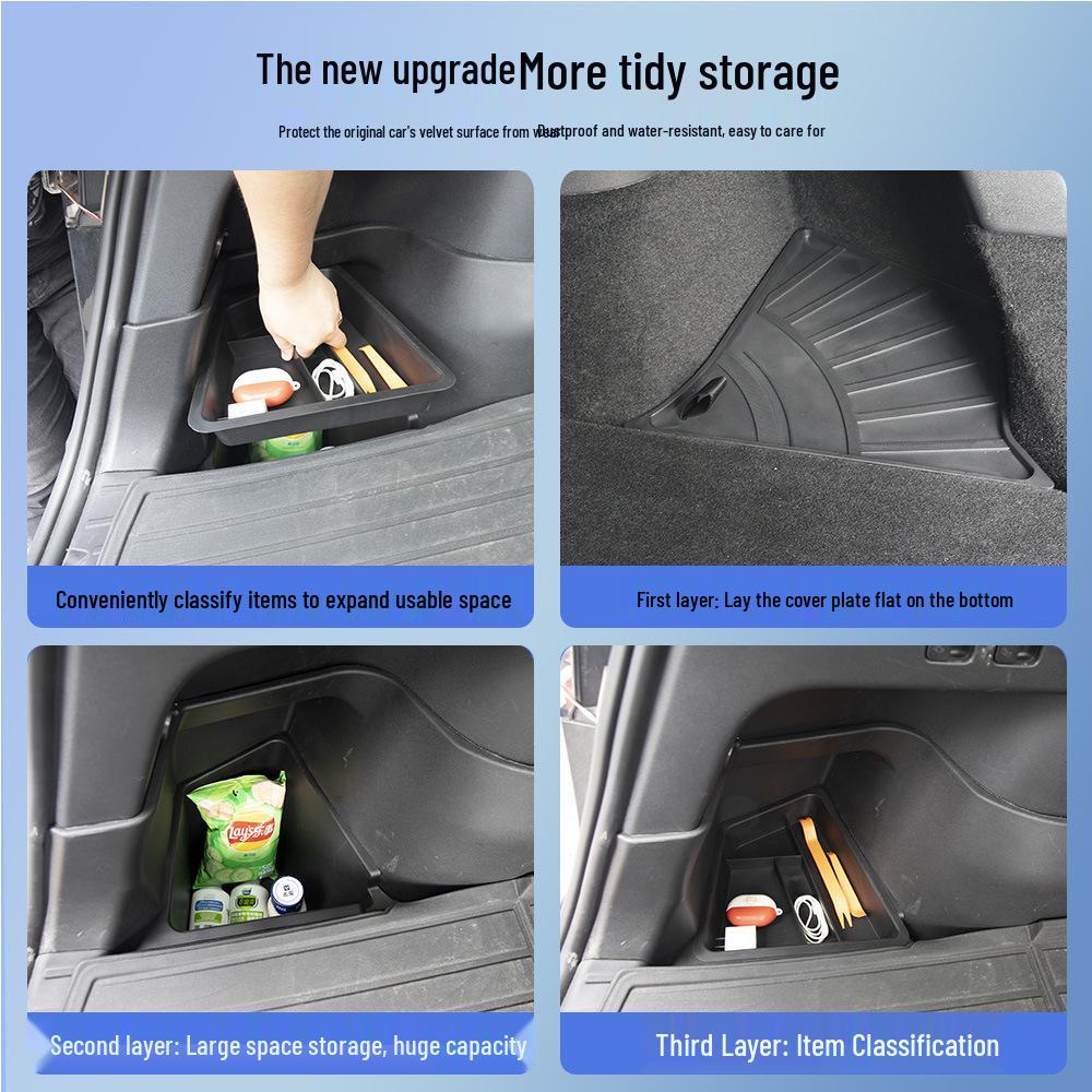 Refurbished Tesla Model 3/Y Trunk Storage Box - Automotive Accessory