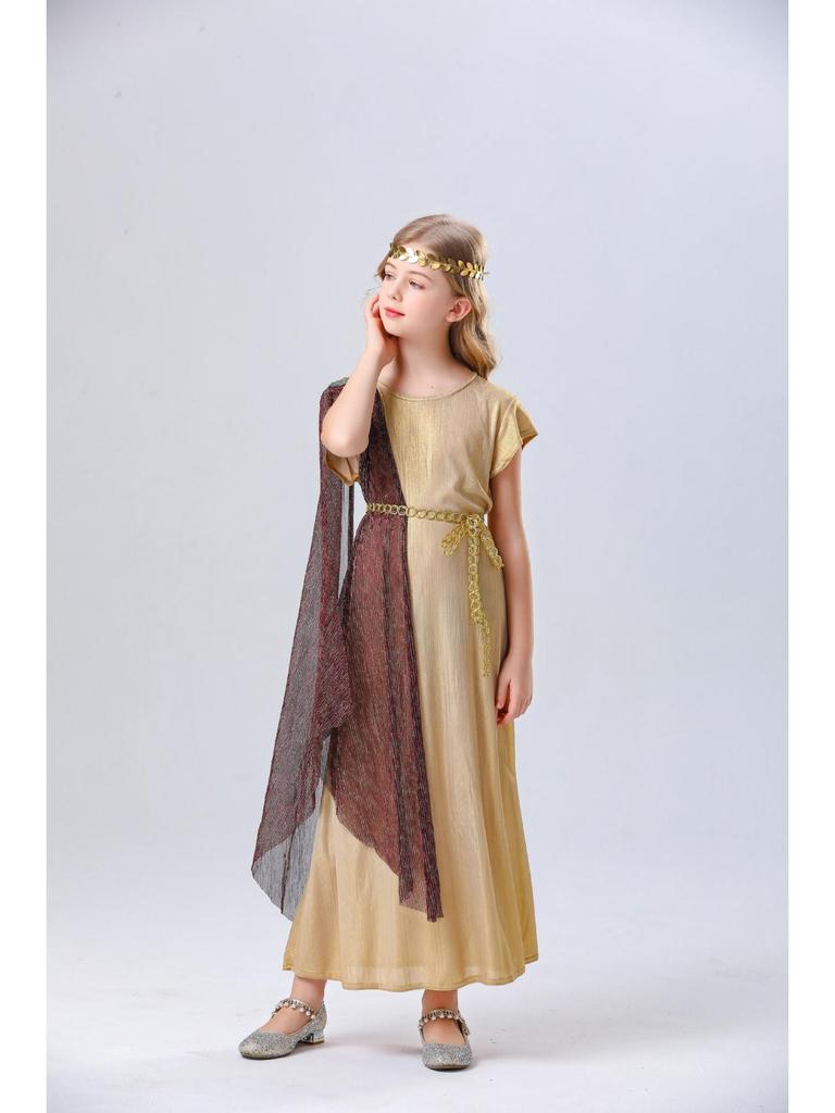 Kids & Adult Egyptian Pharaoh & Greek Goddess Costume