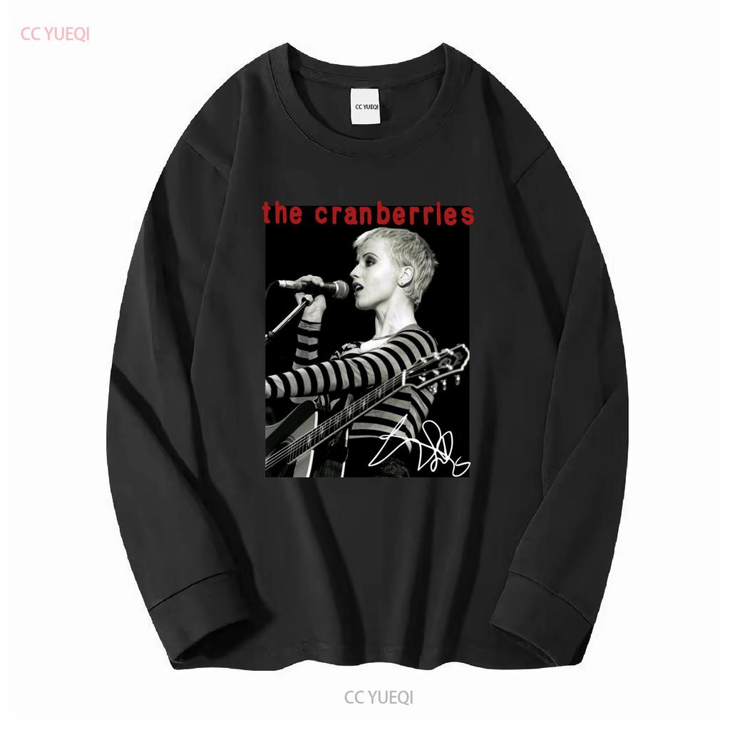 Gorąca Dolores O Riordan The Cranberries Bawełna Męska Wszystkie Rozmiary Koszulka 1N2837 z długim lub krótkim rękawem vintage Prana homme Oddychająca