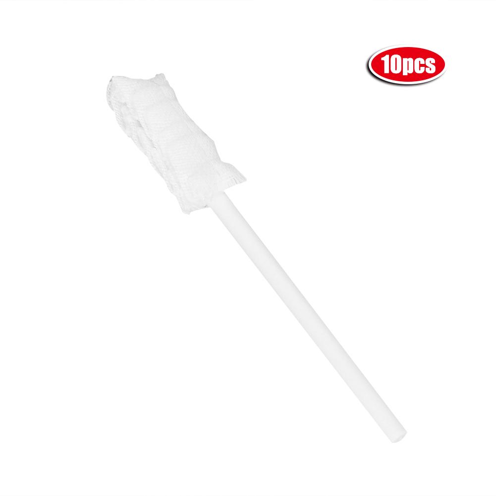 

10PCS/Set Disposable Baby Gauze Toothbrush Infant Oral Cleaning Stick Dental Care
