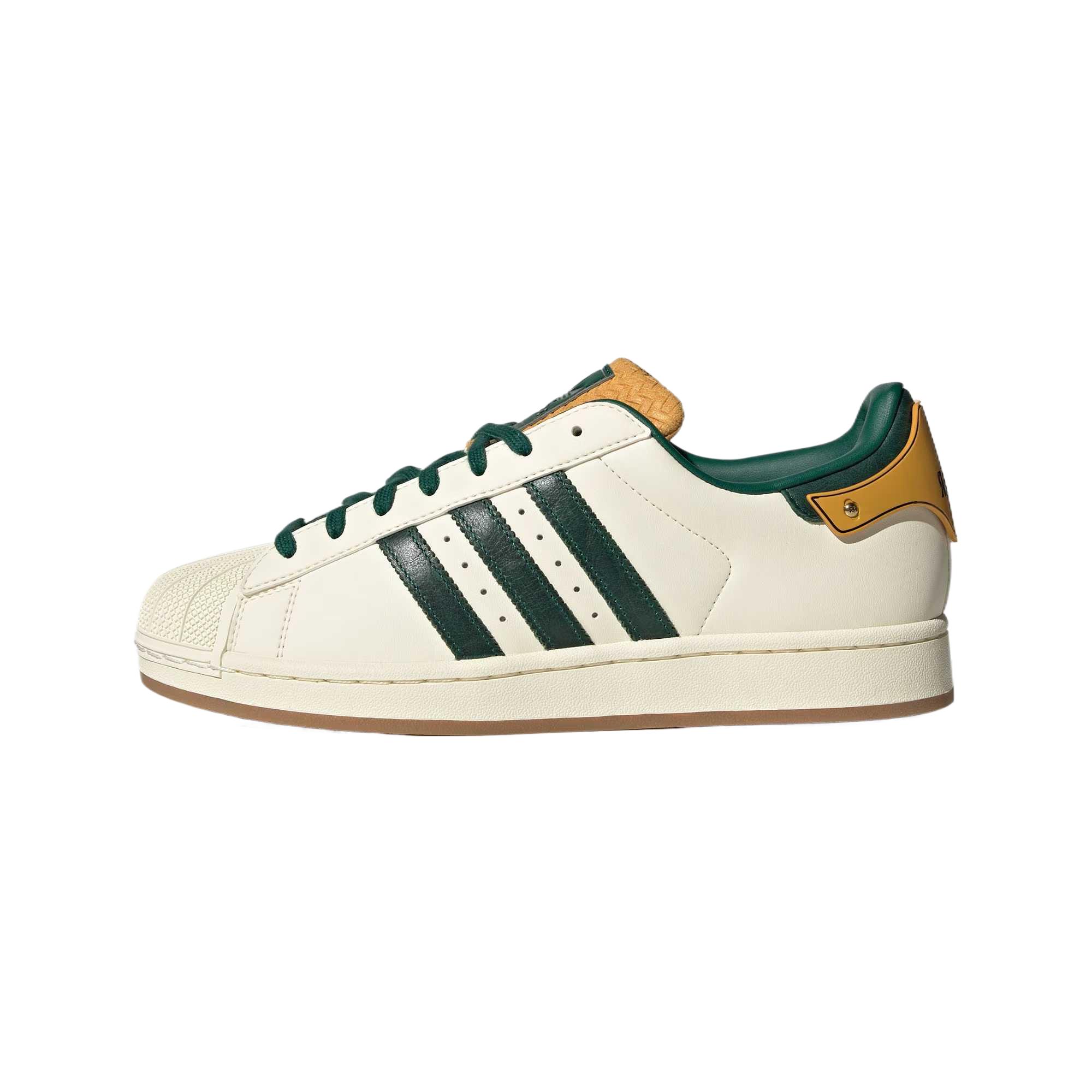 

Adidas Originals Superstar 2 Leather Comfortable Versatile Fashion Trendy Low-Top Skate Shoes Unisex Sneakers White Green JQ6251 40⅔