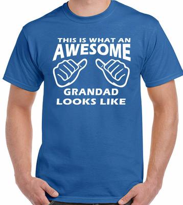 26 Awesome Grandad - Mens Funny T-Shirt Present Gift Fathers Day Birthday Granddad Unisex T-Shirt