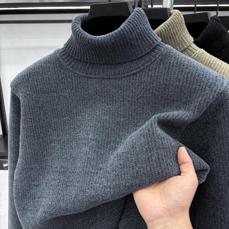 Men's Autumn/Winter Trendy Thickened Lapel Knitwear Top