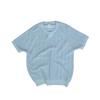 I Oedeul Waffle Raglan Short Sleeve Knit - Sky Blue