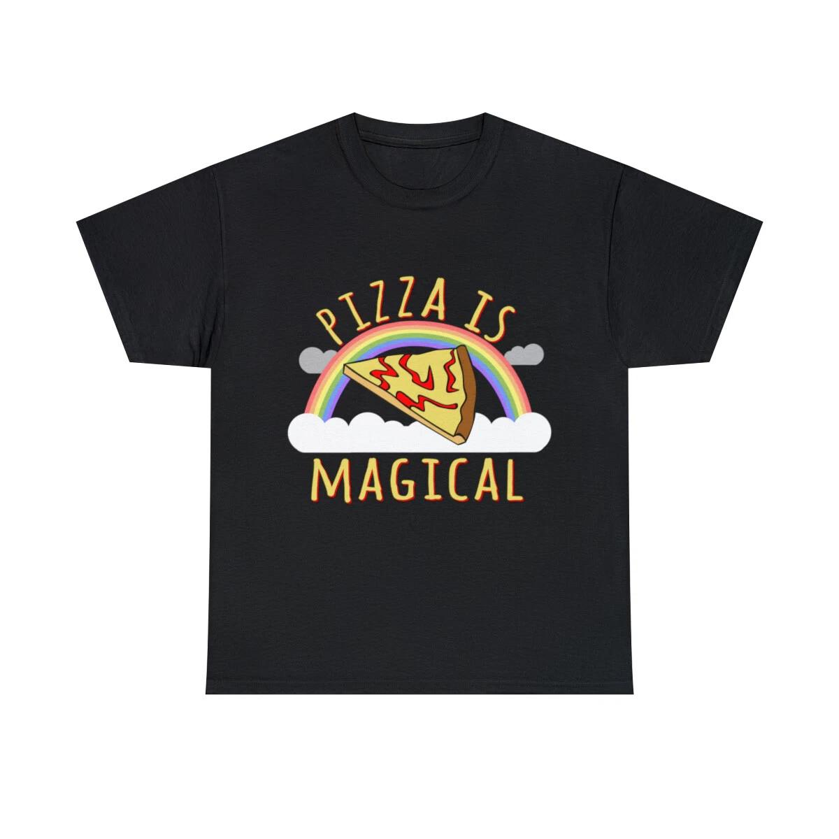 Pizza Is Magical Graphic Tee Shirt, S-5XL L