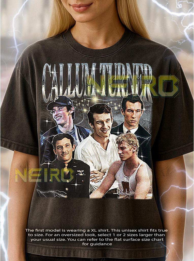 Callum Turner Bootleg Shirt, Vintage Actor Star Celebrity Rising Star Tee, 90s Retro Throwback T-shirt, Callum Turner Sweater
