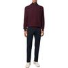 Polo Ralph Lauren Solid Color Zip High Neck Sweater Men Sweater Burgundy 710888900-005