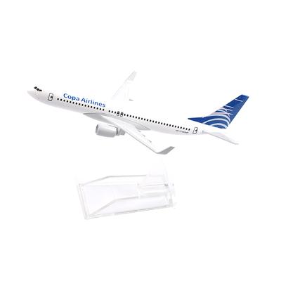 Jason Tutu 16cm Copa Airlines Boeing B737-800 Modellflugzeug Diecast Metall 1/400 Maßstab Flugzeug