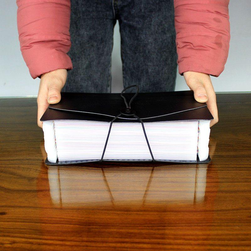 A5 Folder Document Invoice Storage Box Receipt Bill Cheque Consumption Note Delivery Note Voucher List Classification Storage