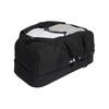 Adidas Recycled Polyester Plain Weave Fabric Handbag Medium Unisex Black & White HS9742