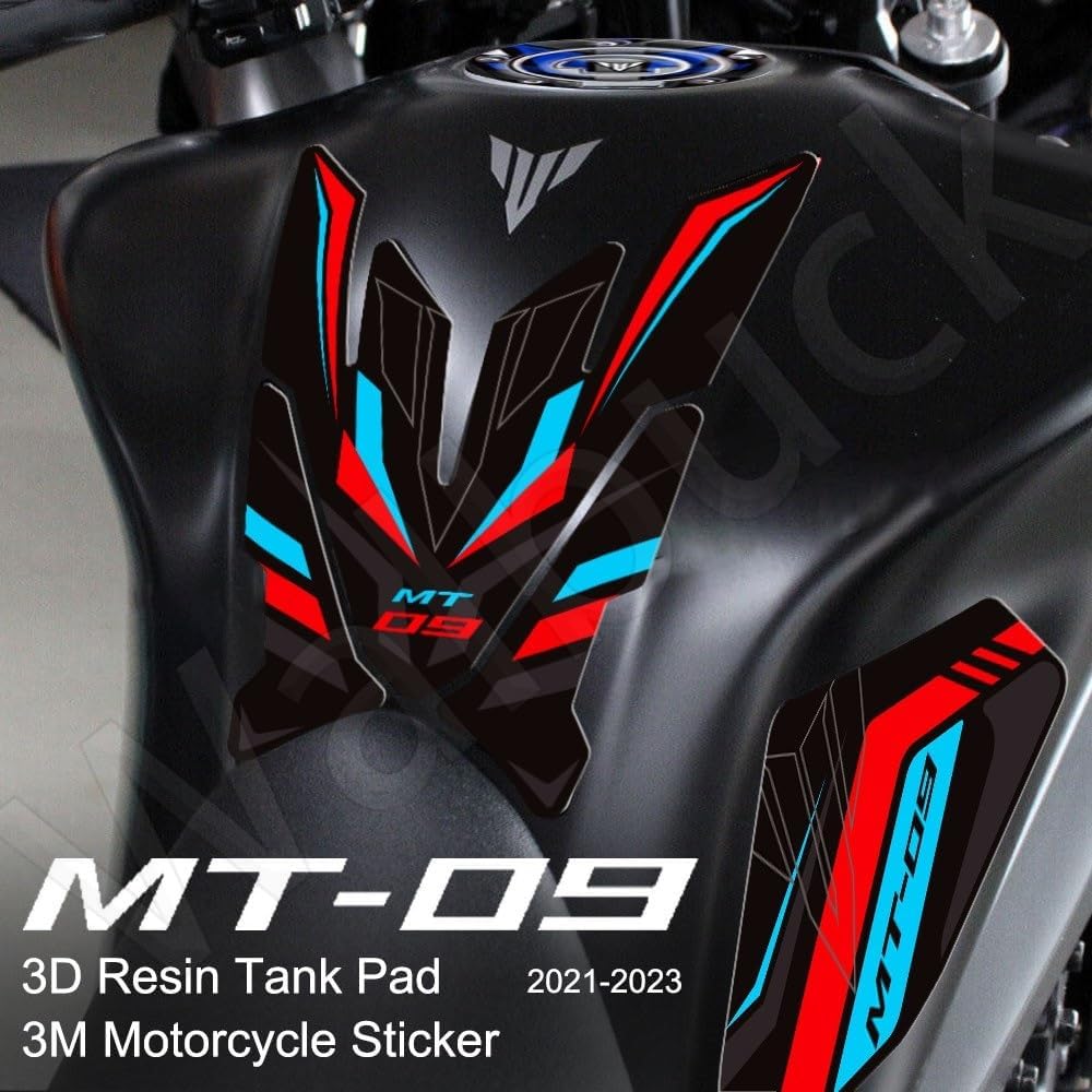 

Tank pad for Yam&aha MT09 Mt09 MT-09 2021 2022 2023 Motorcycle Fuel Tank Pad Sticker Decal Gas Oil Protection Accessories