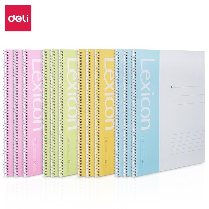 Deli A5 Softcover Spiral Notebook