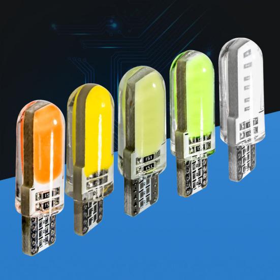 

T10 W5W 192 168 Силиконовый COB LED Автомобильный клиновой боковой фонарь Номерной знак