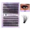 Diy Segmented Fried Hair Single Cluster False Eyelashes 12 Rows Large Capacity Daily Makeup