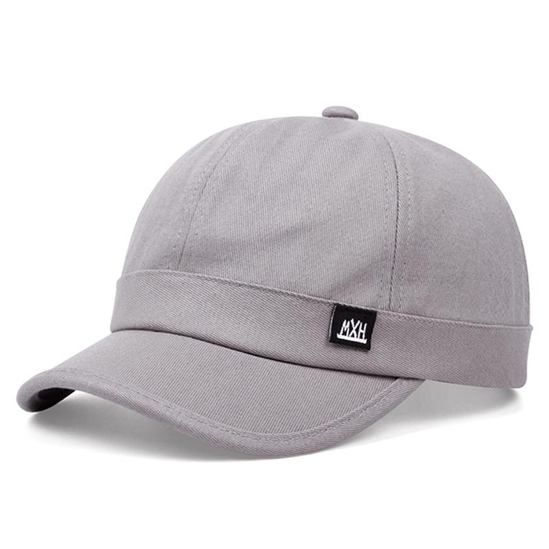 2026 New Fashionable Solid Color Baseball Hat MXH Embroidered Label HipHop Hat Outdoor Daily Leisure Sunshade Hat Skateboard Hat