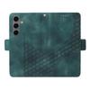 For Samsung Galaxy S25 Case PU Leather Phone Cover Rhombus Starry Imprinted