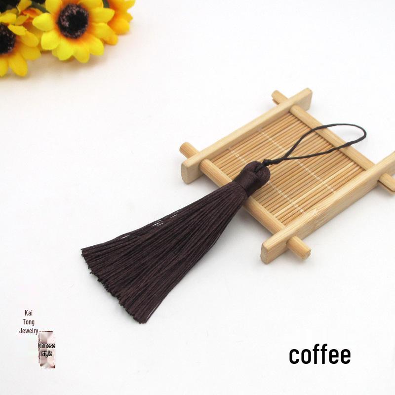 8cm Closed Loop Hanging Cord: Chubby Bookmark & Pillow Tassel