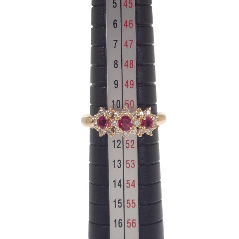TASAKI  #11(JP Size) ring K18 yellow gold/Ruby Women