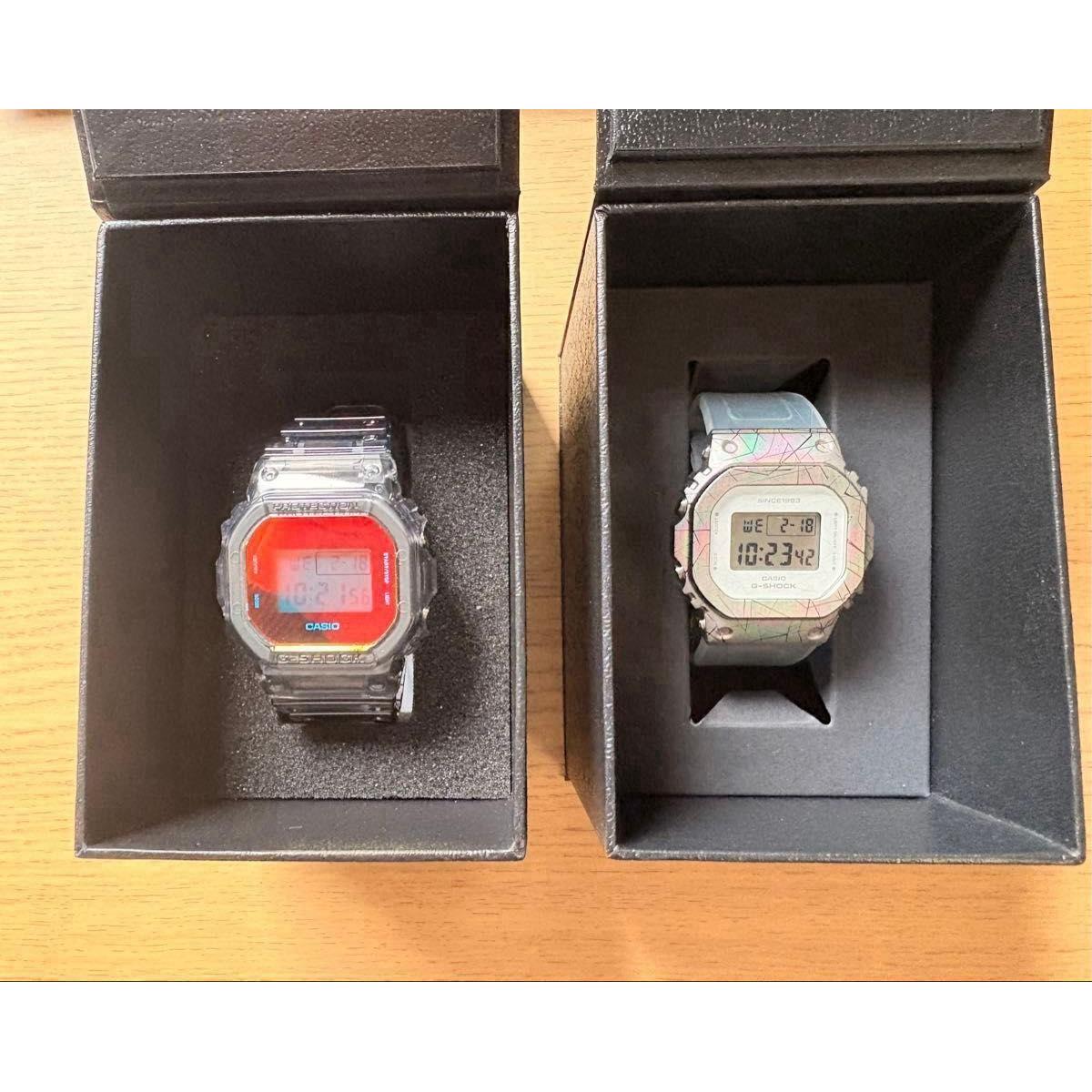 G-SHOCK DW-5600TLS-8AJF (used item) GM-S5640GEM-7JR (unused item)