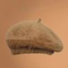 Keep Warm Painter Caps Plush British Beanie Hat Comfortable Women Berets  Girls