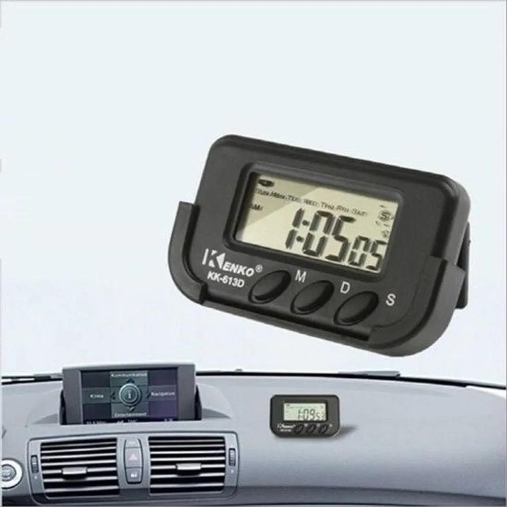 Car digital clock alarm stopwatch small mini portable car stopwatch small time seconds