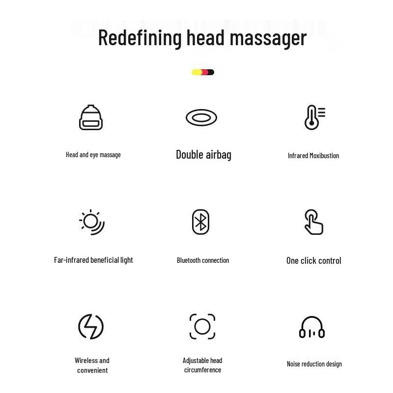 CLORIS Head and Eye Massager Helmet