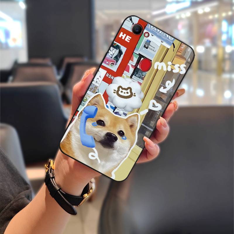 Silicone Cute Phone Case For OPPO F7 Waterproof Fashion Design Full wrap Protective Couple Dirt-resistant Anti-dust TPU