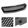 Front Hood Bumper Grille Intake Mesh ABS Black Grill Fits for Honda Civic 1999 2000