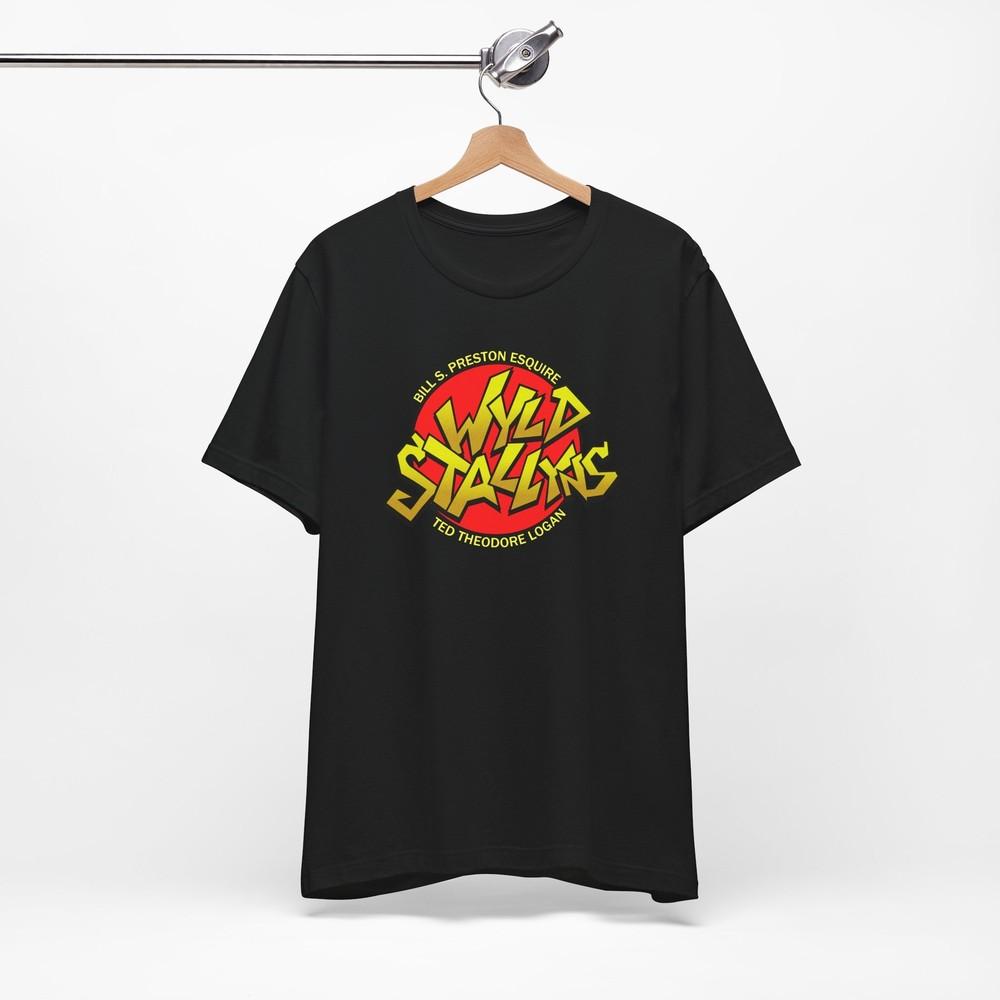 Wyld Stallyns T-Shirt Bill and Ted s Excellent Adventure Wild Stallions Band Unisex T-Shirt XL