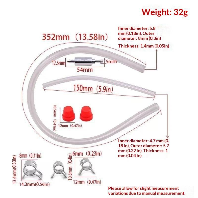 Brake Bleeder Hose With One Way Non Return Check Valve Fluid Extractor Pump Tool For Motorcycle Car Scooter Brake Caliper