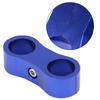 Qiilu Hose Separator Tubing Separator Clamp Fitting Aluminum Alloy 2pcs 4.4*1.9cm AN6 Cable Clips Resistant Fixing Replacement