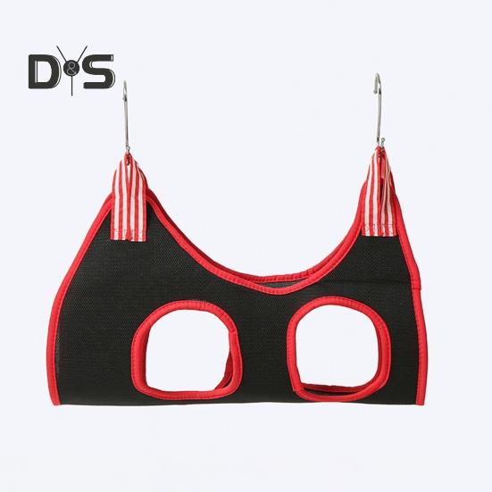 Dog Grooming Hammock for Pet Nail Trimming Care Breathable Mesh Cat Dog Grooming Helper with Nail Clippers Ideal for Small Medium Pets