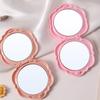 1Pcs Portable Retro Rose Flower Mini Mirror Small Pocket Makeup Mirror Double Sided Hand Mirrors Compact Cosmetic Beauty Tool