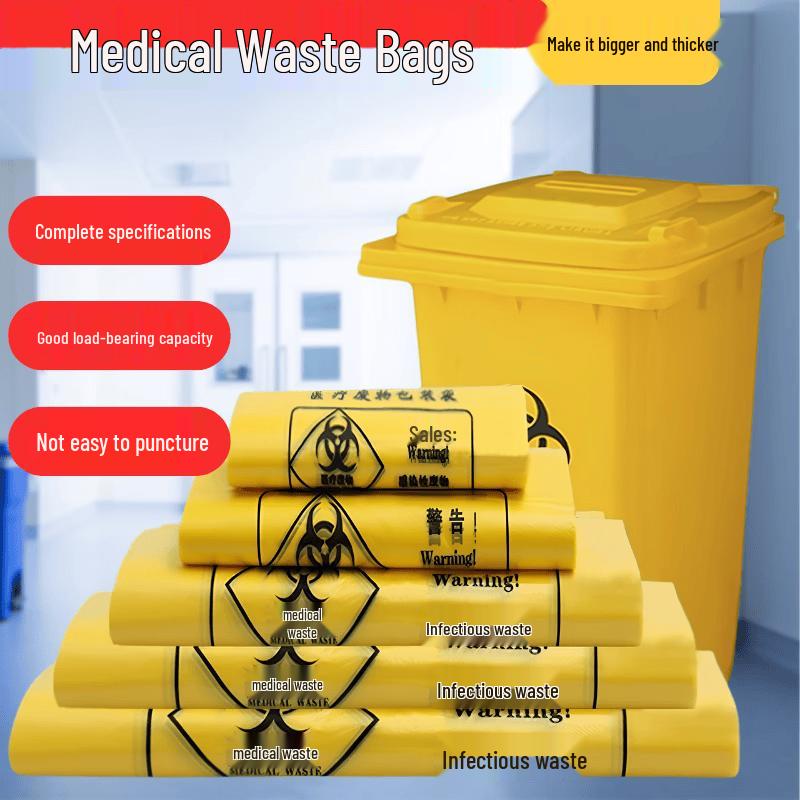 Xiaoxian Thickened Yellow Medical Waste Bags