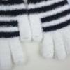 Plush Gloves for Men and Women Korean Version Leopard Print Fashion Striped Mobile Phone Touchscreen Gloves