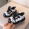 Spring Autumn Kids Chunky Sneakers Mesh Breathable Soft Sole Running Shoes For Boys Girls Student Sports Trainers