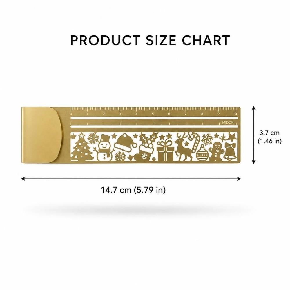 Brass Stencil Straight Ruler Cute Patterns Journal Decorative Ruler  Journal Scrapbook